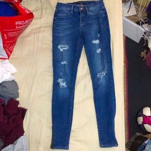 Kendall & Kylie ripped skinny jeans